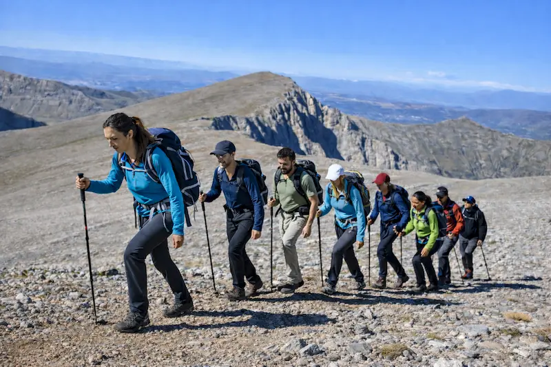 CHRISTAKIS REFUGE EASY TRAIL TO THE SUMMIT