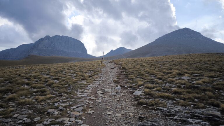 Mount Olympus hiking route landscape