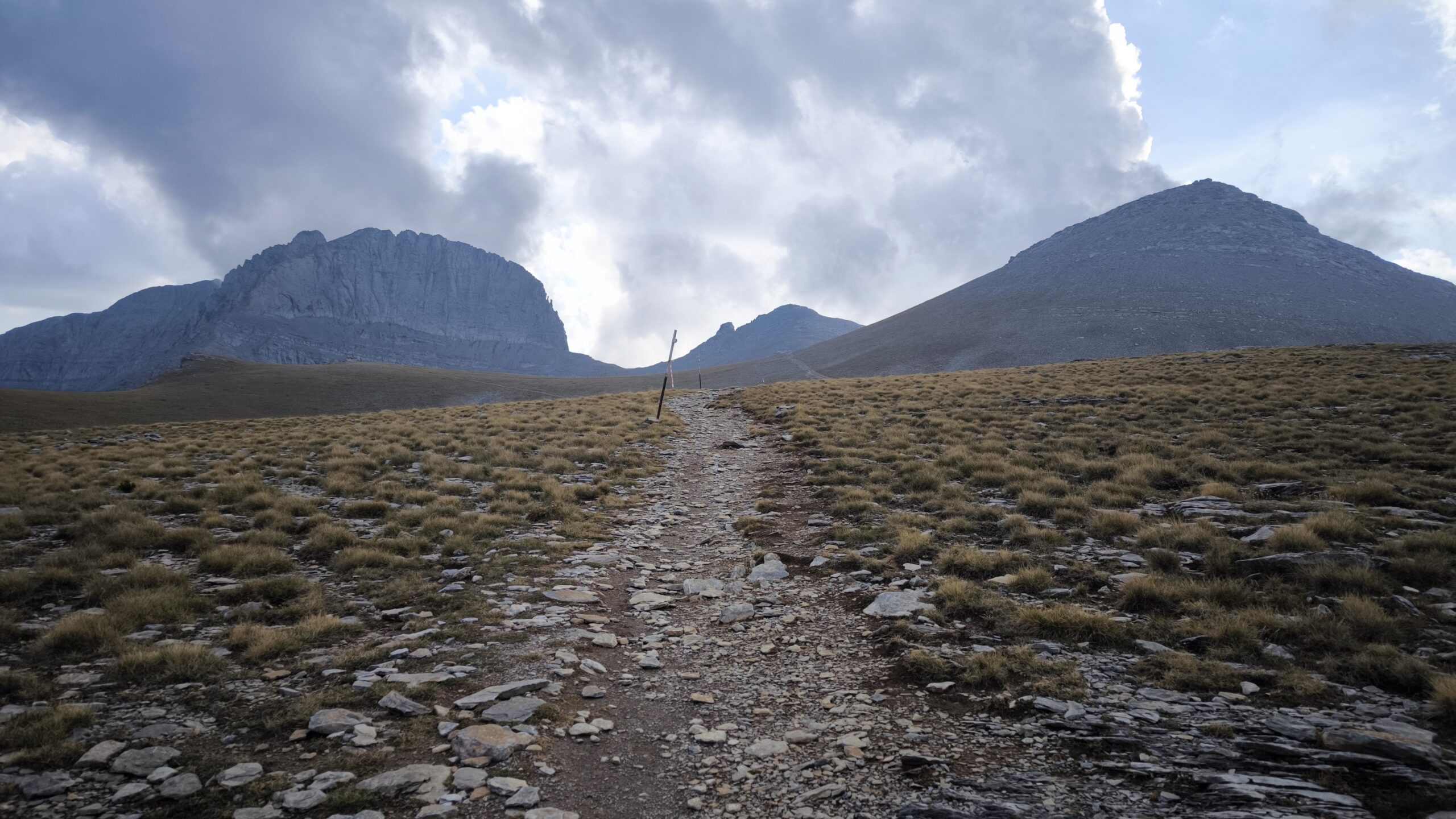 Mount Olympus hiking route landscape